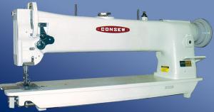1396: Consew 206RBL18" Longarm Walking Foot Needle Feed Sewing Machine/Stand
