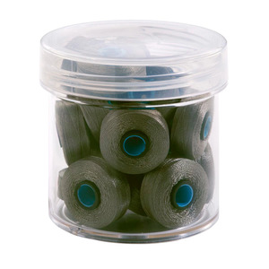 Fil-Tec Inc Magna-Glide Delights Style L 72yd Pre-wound Bobbins German Granite 20 Per Jar MGDL-10401-F
