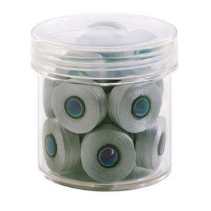 Fil-Tec Inc Magna-Glide Delights Style L 72yd Pre-wound Bobbins Light Grey 20 Per Jar MGDL-17543-F