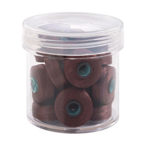 Fil-Tec Inc Magna-Glide Delights Style L 72yd Pre-wound Bobbins Rust Brown 20 Per Jar MGDL-20478-F