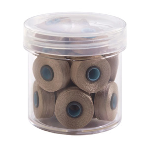 Fil-Tec Inc Magna-Glide Delights Style L 72yd Pre-wound Bobbins Light Tan 20 Per Jar MGDL-24655-F