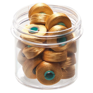 Fil-Tec Inc Magna-Glide Delights Style L 72yd Pre-wound Bobs Military Gold 20 Per Jar MGDL-27407-F