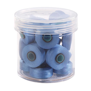 Fil-Tec Inc Magna-Glide Delights Style L 72yd Pre-wound Bobbins Hawaiian Blue 20 Per Jar MGDL-30284-F