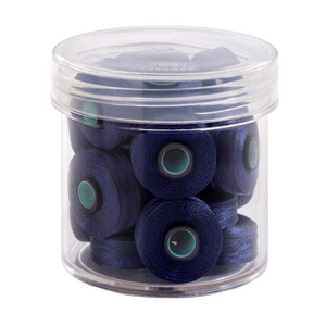 Fil-Tec Inc Magna-Glide Delights Style L 72yd Pre-wound Bobbins Bright Blue 20 Per Jar MGDL-30288-F
