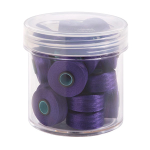 Fil-Tec Inc Magna-Glide Delights Style L 72yd Pre-wound Bobbins Raven 20 Per Jar MGDL-42607-F