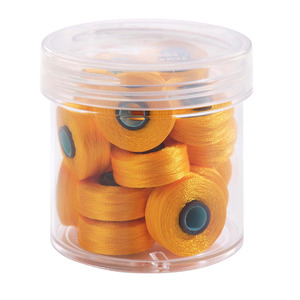 Fil-Tec Inc Magna-Glide Delights Style L 72yd Pre-wound Bobbins Bright Gold 20 Per Jar MGDL-80137-F
