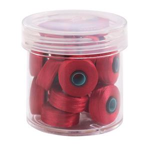 Fil-Tec Inc Magna-Glide Delights Style L 72yd Pre-wound Bobbins Candy Apple Red 20 Per Jar MGDL-90186-F