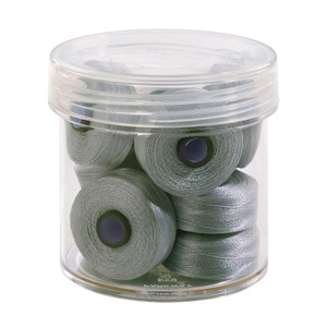 Fil-Tec Inc Magna-Glide Delights Style M 132yd Pre-wound Bobbins Light Grey 10 Jar MGDM-17543-F