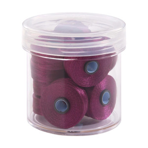 Fil-Tec Inc Magna-Glide Delights Style M 132yd Pre-wound Bobbins Violet 10 Jar MGDM-40255-F