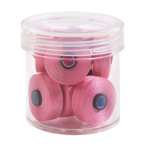 Fil-Tec Inc Magna-Glide Delights Style M 132yd Pre-wound Bobbins Pink 10 Jar MGDM-70189-F