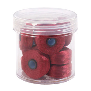 Fil-Tec Inc Magna-Glide Delights Style M 132yd Pre-wound Bobbins Garnet 10 Jar MGDM-77427-F