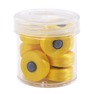 Fil-Tec Inc Magna-Glide Delights Style M 132yd Pre-wound Bobbins Bright Yellow 10 Jar MGDM-80108-F
