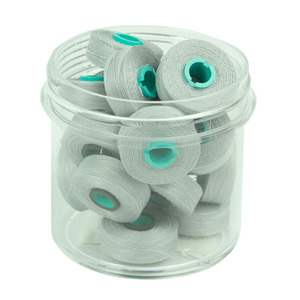 Fil-Tec Inc Magna-Quilt Delights Style L 74yd Pre-wound Bobbin Light Gray 20 Jar MQL-17543-F