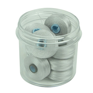 Fil-Tec Inc Magna-Quilt Delights Style M 135yd Pre-wound Bobbin Light Gray 10 Jar MQM-17543-F