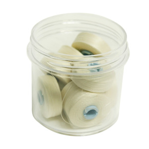 Fil-Tec Inc Magna-Quilt Delights Style M 135yd Pre-wound Bobbins Cream 10 Jar MQM-20001-F