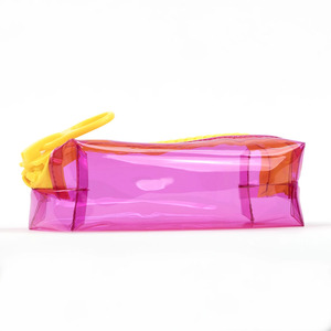 Everything Mary EVM12314-2 Chunky Zipper Pouch Pink & Yellow