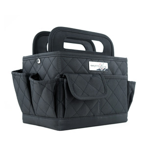 Everything Mary EVM14496-1 Desktop Craft Caddy Black Quilted