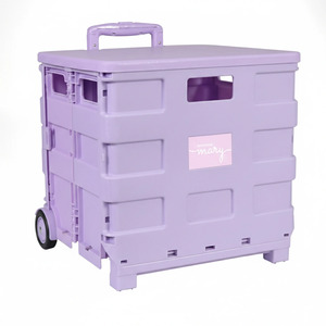 Everything Mary EVM13031-3 Plastic Rolling Craft Cart
