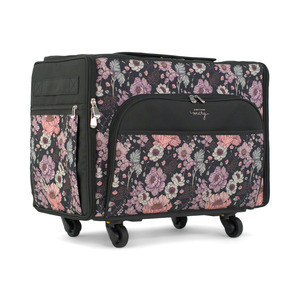 Everything Mary EVM16015-1 XL Sewing Machine Tote Floral Flat Top