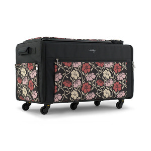 Everything Mary EVM14451-2 Jumbo Sewing Machine Tote Red Floral