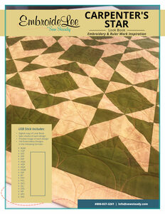 Sew Steady Westalee Design DE-CSSERIES Embroidelee Carpenter's Star Embroidery Collection