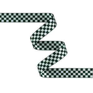 Sallie Tomato STWMD-CHGW Checkerboard Green/White Webbing 1-1/2in x 50 Yd