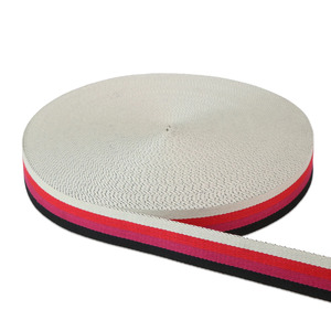 Sallie Tomato STWMD-STVA Striped Valentine Webbing 1-1/2in x 50yd