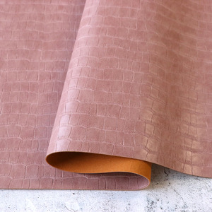 Sallie Tomato FLCBLUS Blush Pink Faux Crocodile Leather 5yds