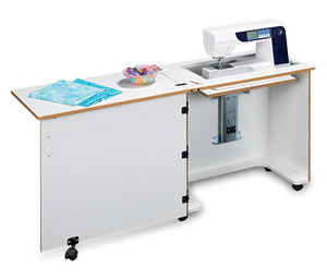 Sylvia Design 610 Compact Sewing Machine Cabinet With Rolling