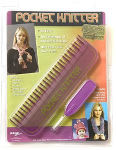 Bond 20309 Pocket Knitter 9" with 7 Patterns Uses, Chunky Bulky Yarns