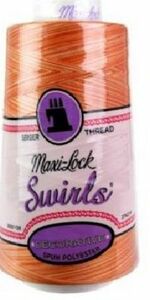 Maxi Lock 53-M51 Serger Swirls 3000yd ORANGE CREAMSICLE