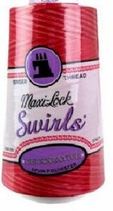 Swirls Maxi-Lock Polyester Serger Thread 50wt 3000yds Vari Watermelon Sorbet