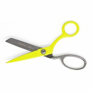 Tula Pink TPNY726SER Acid Yellow 6 Inch Bent Trimmer Micro Serrated Blades for Gripping Fabric