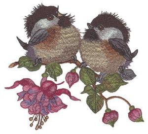 Great Notions VP1 Valerie Pfieffer Chickadees Large Designs Multi-Formatted CD