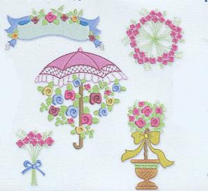 Smartneedle Miniature Flowers Collection 4x4 Embroidery Designs Multi-Formatted CD
