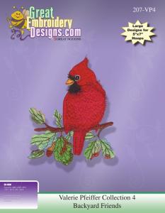 Great Notions VP4 Inspiration Valerie Pfeiffer Backyard Friends Birds CD