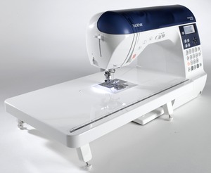 Brother, NX450Q, NX-450, 294 Stitch, Computer Sewing Machine, NX450, 3 Alphabets, 10 Buttonholes, Custom Stitch Digitizing, Thread Trimmers, Ext Table