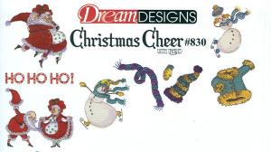 OESD PC830B Christmas Cheer With Ingrid Embroidery  Designs Brother Card