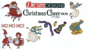 OESD PC830B Christmas Cheer With Ingrid Santa Claus snowman Nutracker