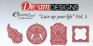 OESD PC835B  Lace Up Your Life Vol 3 Embroidery  Designs Brother Card