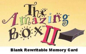 Amazing Designs Amazing Box Blank Rewritable Embroidery Memory Card Only, for Bernina Artista .art and Pfaff .pcs Formats, 6 Designs to 50000 Stitches