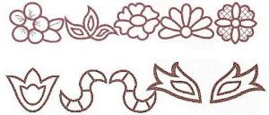 Elna MC33 Cutwork Envision Embroidery Card