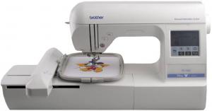11670: Brother RPE750D Disney 5x7" Embroidery Card Only Machine, Serviced with PED Basic Box