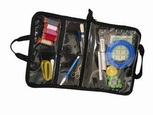 12010: Bluefig NB Notions Bag Sewing Accessories Feet 12 Pocket Storage 20x12"