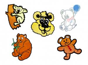 Dalco Bear Collection Applique Designs Disc