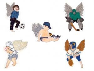 Dalco Boy Angels Applique Designs Disc