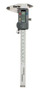 Superior GTL146-GTL-6" Digital Stainless Steel, Digital Vernier, Caliper Measuring Tool, Accurate to .001 Inches or Metrics