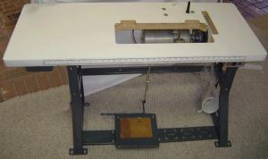 NO MACHINE AND MORE WITH MOTOR INDUSTRIAL CLUTCH SEWING MACHINE TABLE TOP 