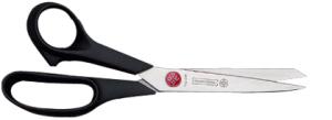 Mundial M661LH 8.5" Inch Left Handed Premium Stainless Knife Edge Blades Lightweight Dressmaker Scissors Shears Bent Trimmers, Cut length 3 5/8"