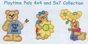 Sew Many Designs Playtime Pals Applique Designs Multi-Formatted CD